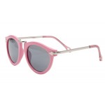 Pink Pilot Rider Aviator Polarized Lens Sunglasses